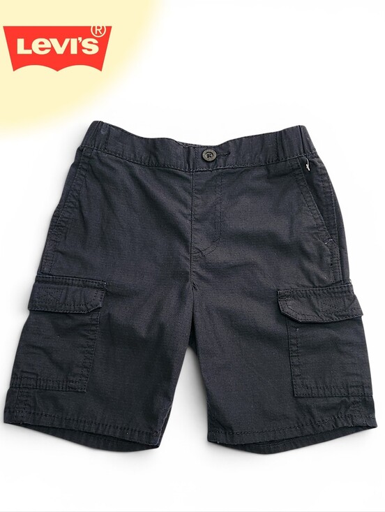 Levis Strauss Other - Levi's Little Kids' Black Cargo Short Pull-on 100% Cotton Size 4T (4-5 Years)